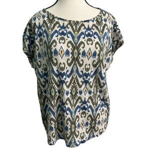 CHAPS Women’s Top Size Large Sleeveless TOP Designer Ralph Lauren B44